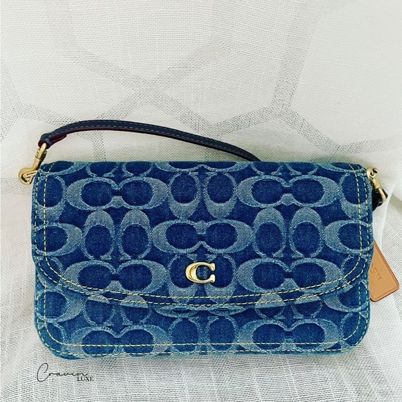 Coach Bags Coach Hayden Monogram Washed Denim Crossbody Bag Limited